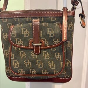 Dooney & Bourke Brown Monogram Shoulder Bag